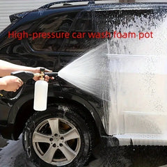 Car Wash Foam Sprayer High Pressure Car Wash Machine Foam Pot Snowflake Household Water Gun Head Set Fan-shaped Quick Plug