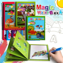 Magic Water Coloring Book with pen.
