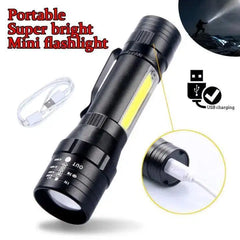 2 Pcs Rechargeable Mini Flashlight