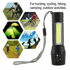2 Pcs Rechargeable Mini Flashlight